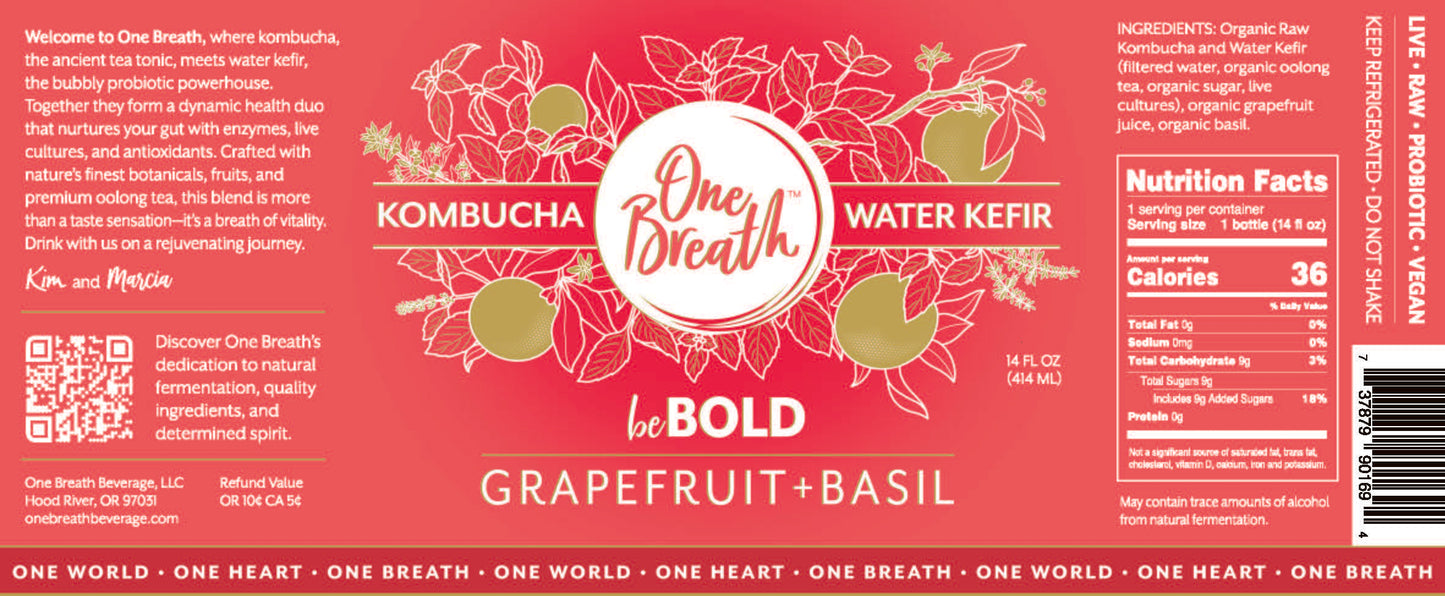 One Breath Grapefruit + Basil
