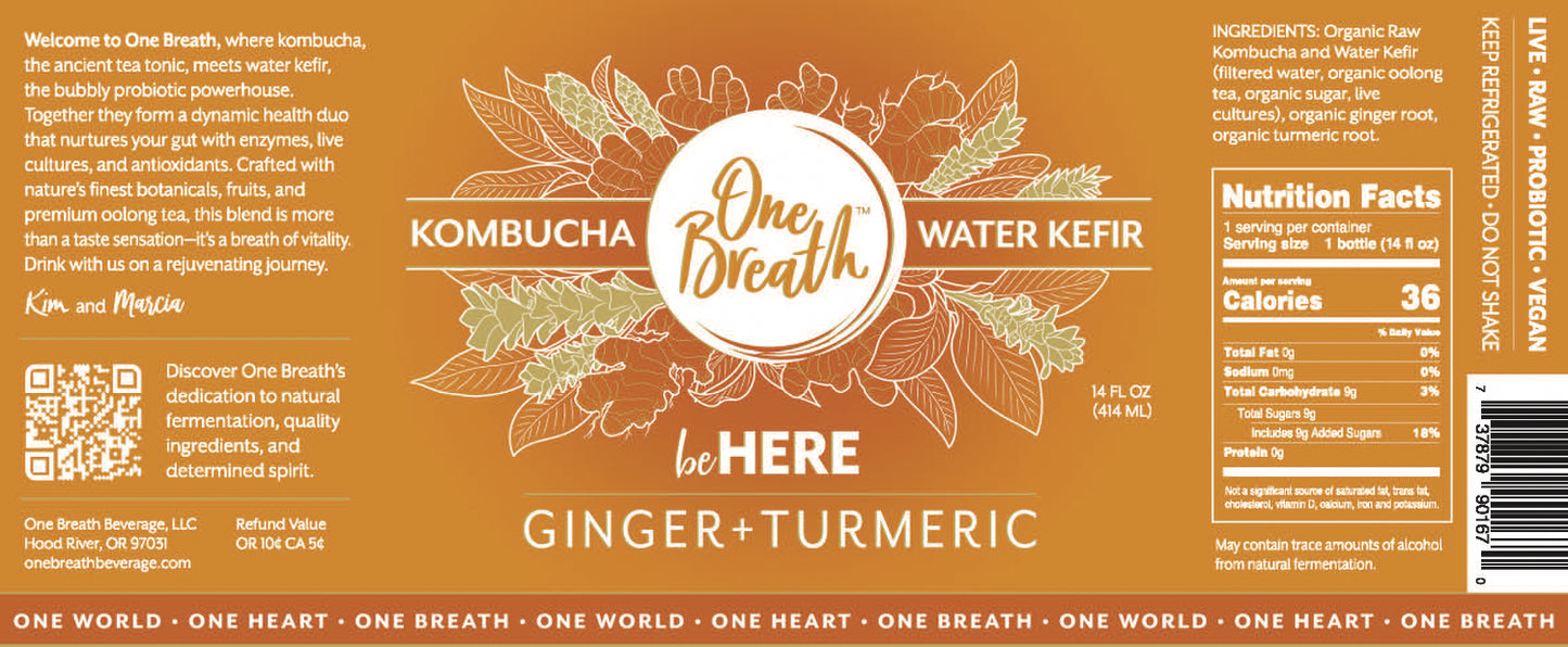 One Breath Ginger + Turmeric